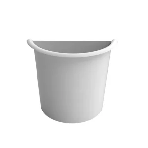 Interno vaso mezzaluna in plastica