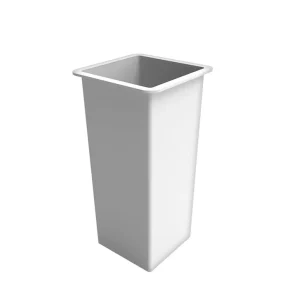 Interno vaso quadrato in plastica