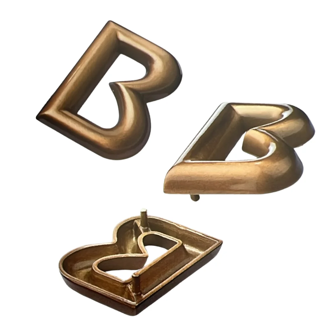 Lettere in bronzo per lapidi armony 2