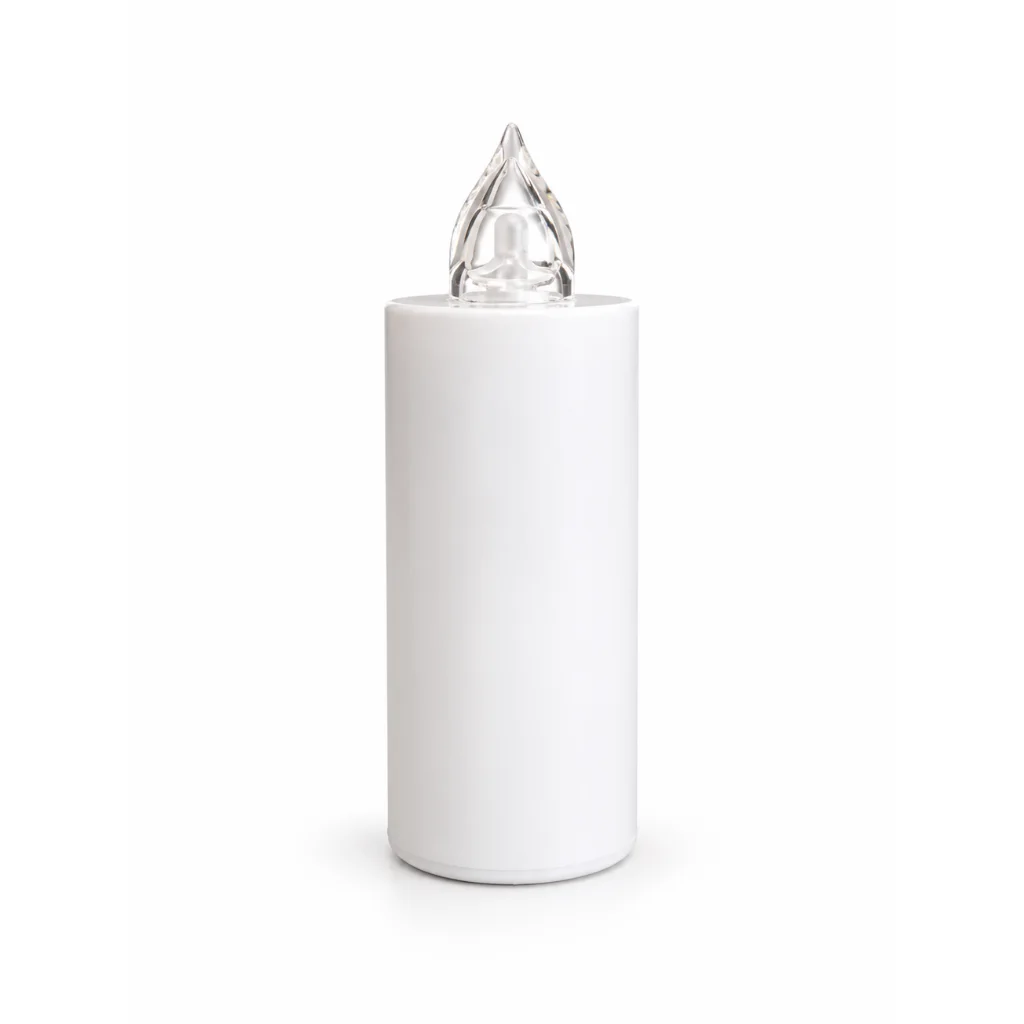 Lumino votivo a batteria classico bianco